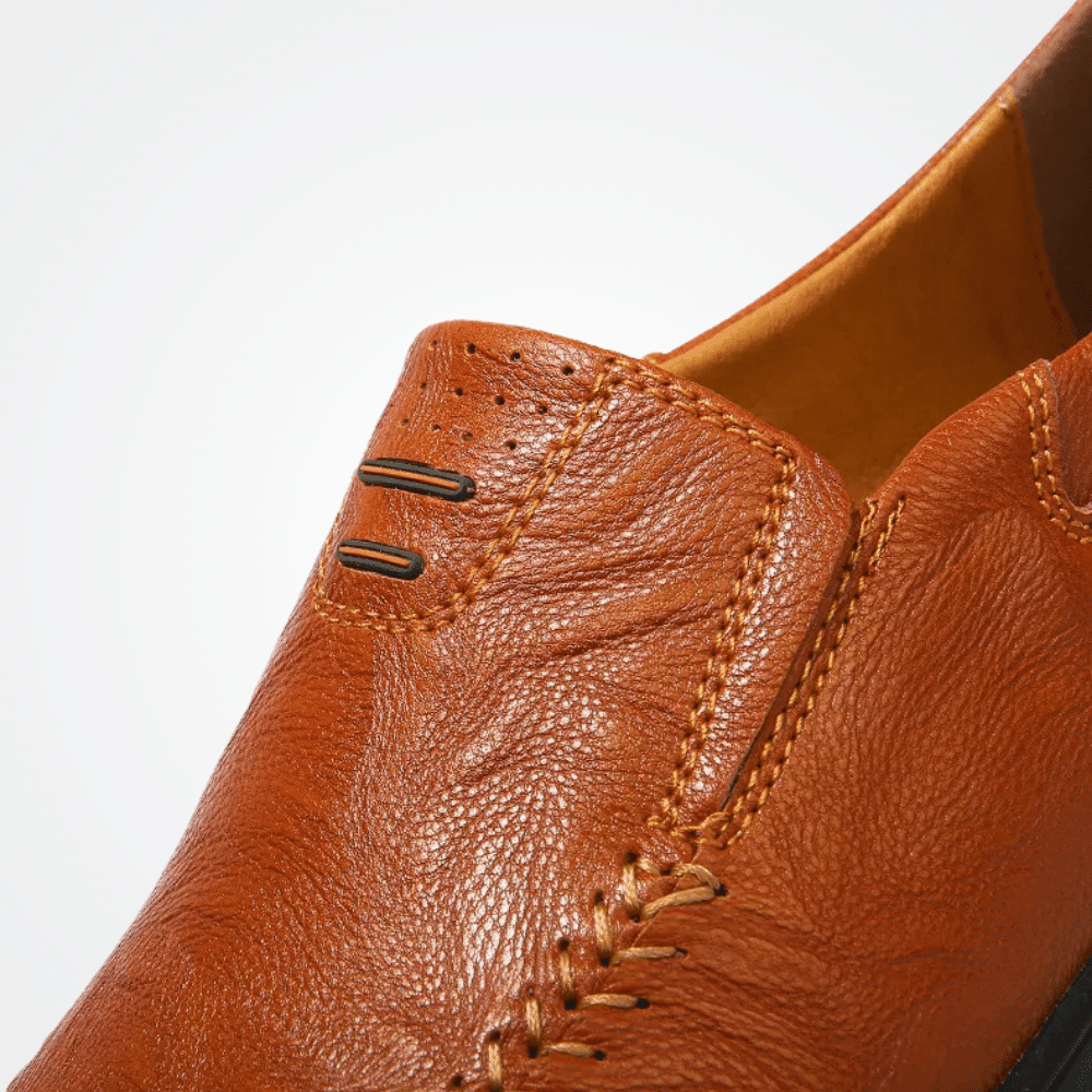 Men's Leather Moccasin Pisa Verno